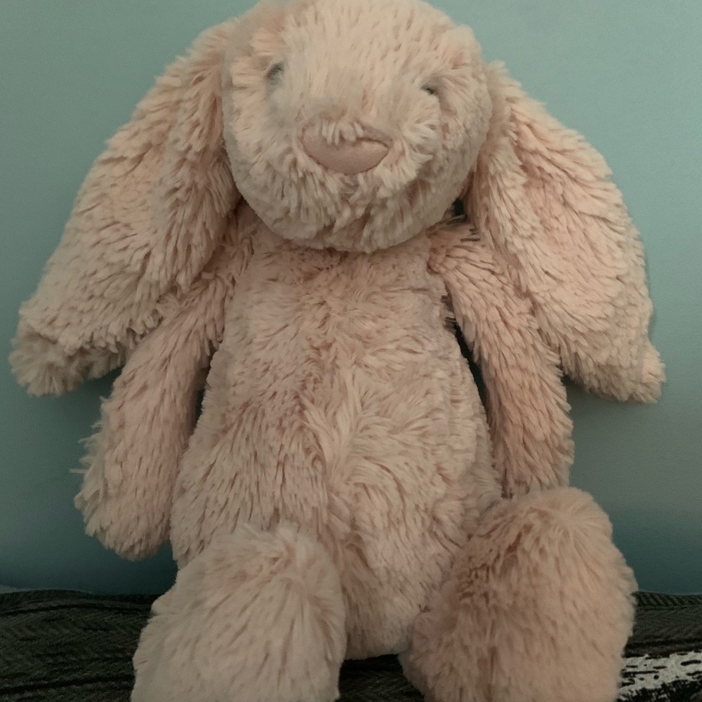 JellyCat blush baby bunny plush